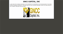 Desktop Screenshot of gncc-capital.com